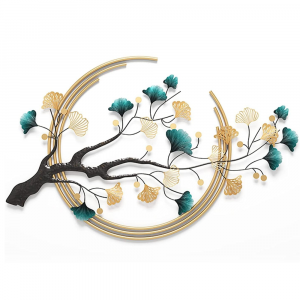 déco-murale-feuille-ginkgo-métal